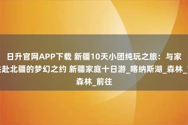 日升官网APP下载 新疆10天小团纯玩之旅：与家人共赴北疆的梦幻之约 新疆家庭十日游_喀纳斯湖_森林_前往